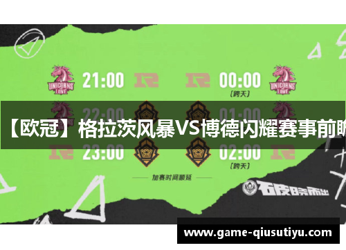 【欧冠】格拉茨风暴VS博德闪耀赛事前瞻